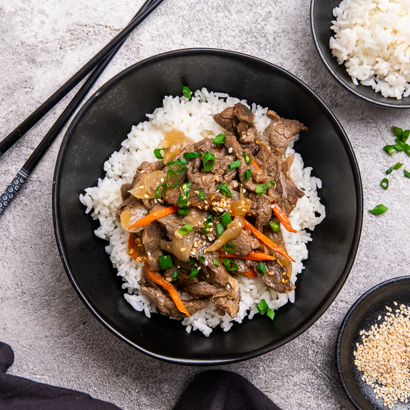 Bec's Beef Bulgogi With Rice