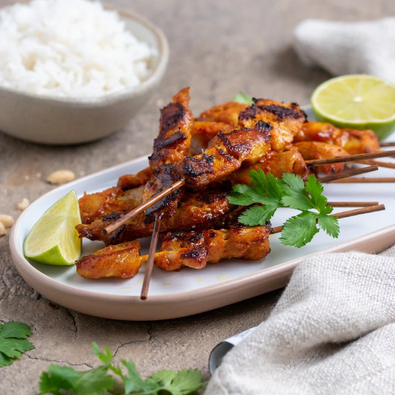 Iris' Chicken Satay Sticks