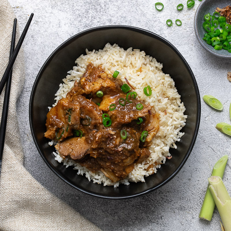 Christina's Lemongrass Pork & Chicken Rice
