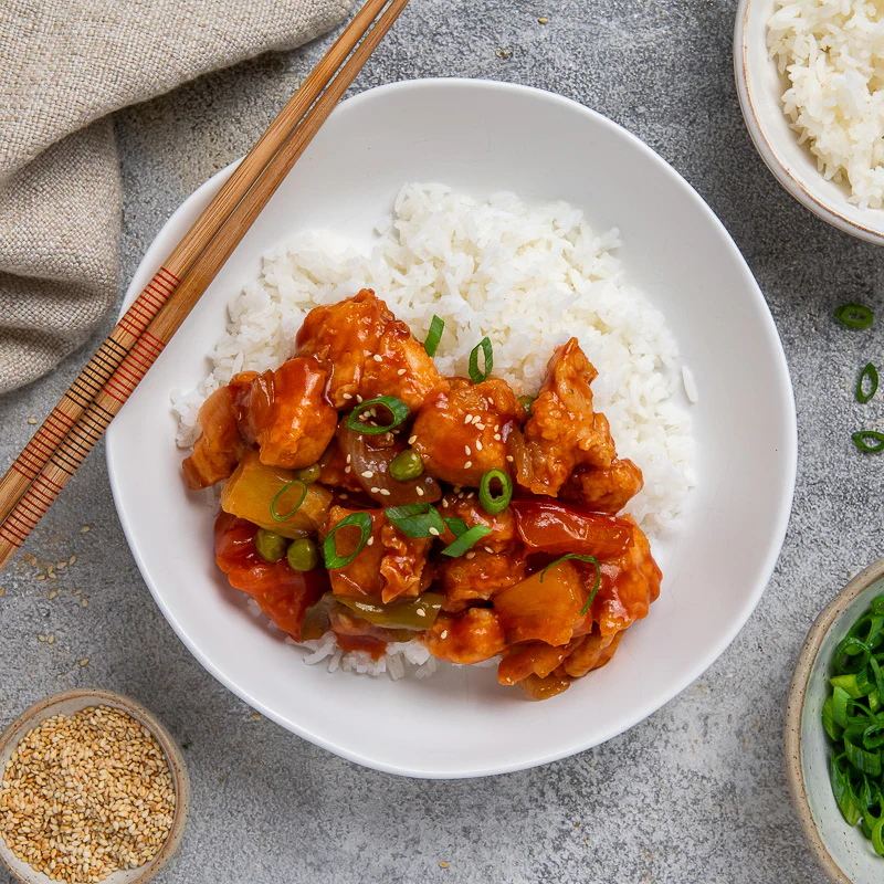 Christina's Sweet & Sour Chicken With Rice