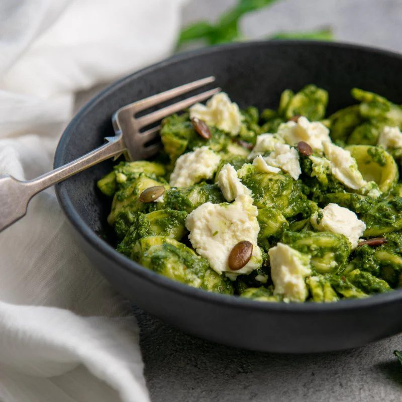 Gavin's Orecchiette With Basil Kale Pesto & Ricotta - Image 2