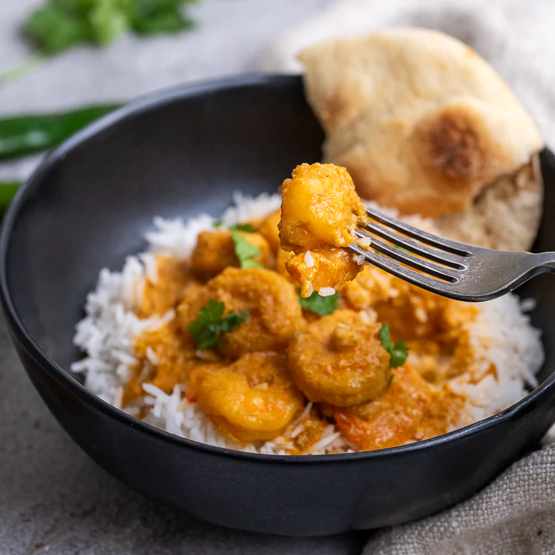 Keisha's Creamy Coconut Prawn Curry & Rice - Image 2
