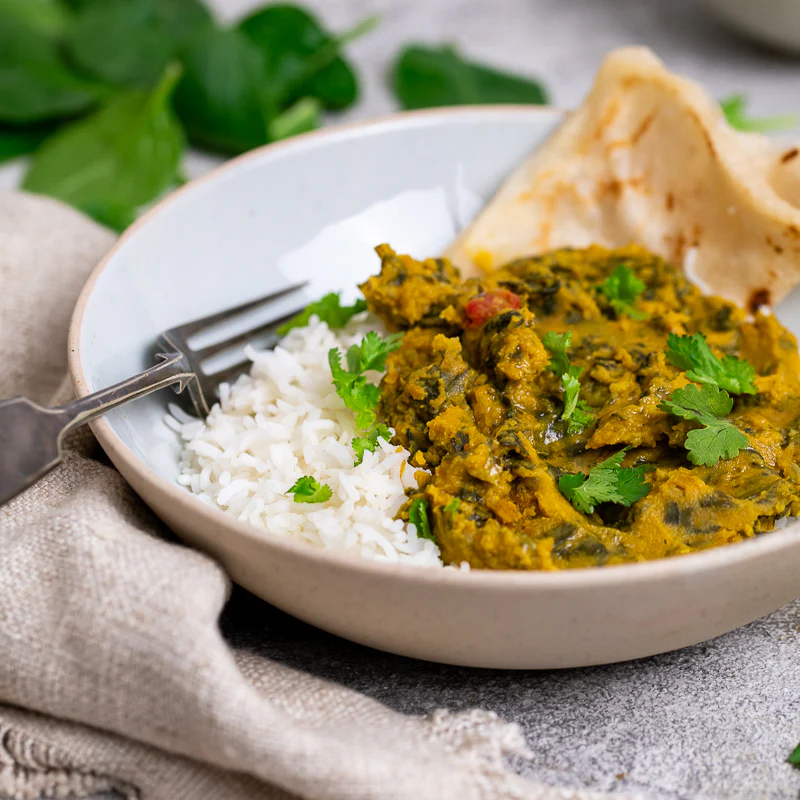 Keisha's Spinach Dal and Steamed Rice (V) - Image 2