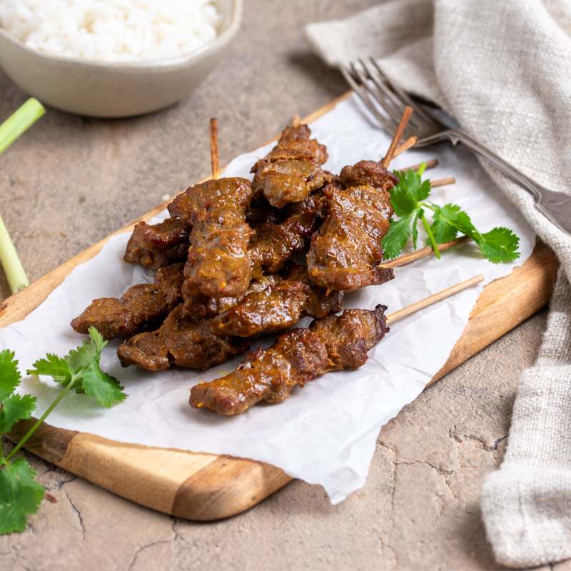Iris' Lemongrass Beef Sticks