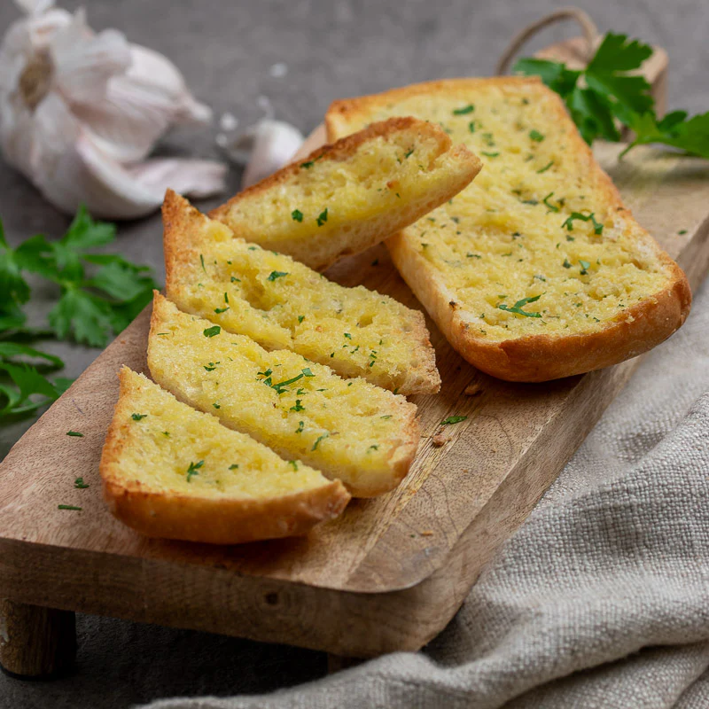 Nat's Garlic & Parmesan Ciabatta Bread