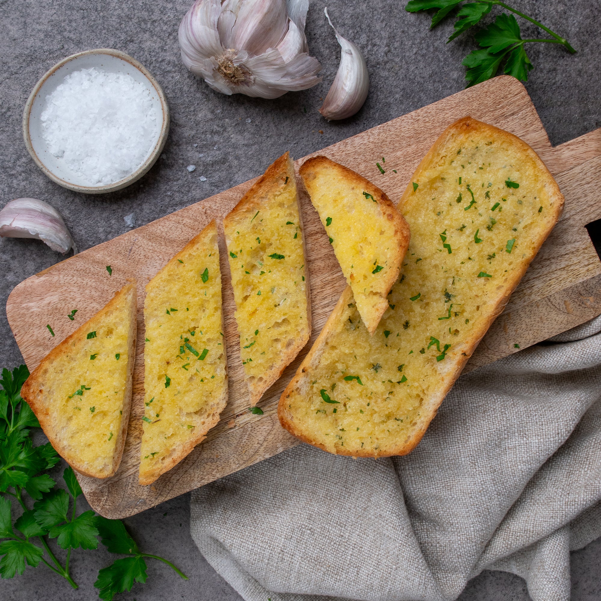 Nat's Garlic & Parmesan Ciabatta Bread - Image 2