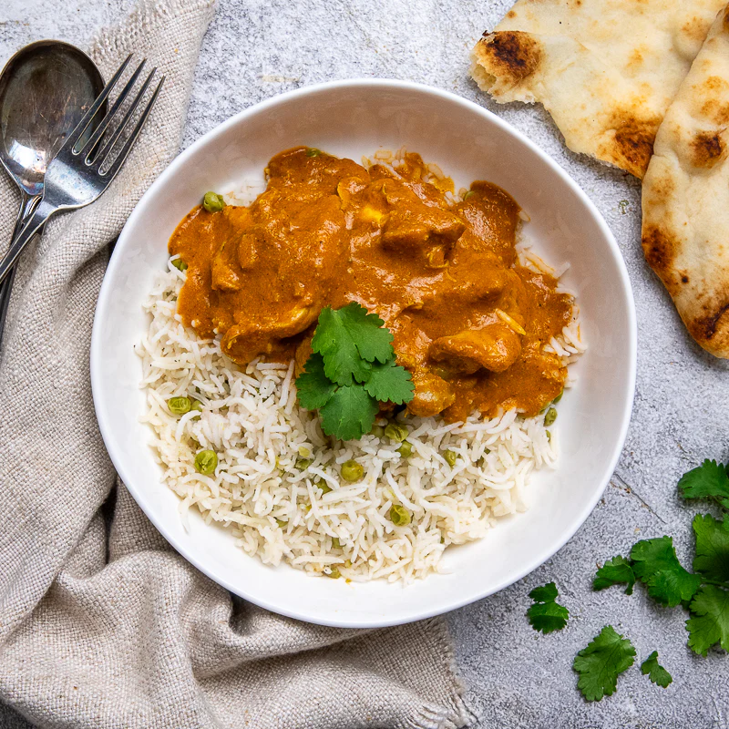 Umesh's Butter Chicken & Pea Pulao